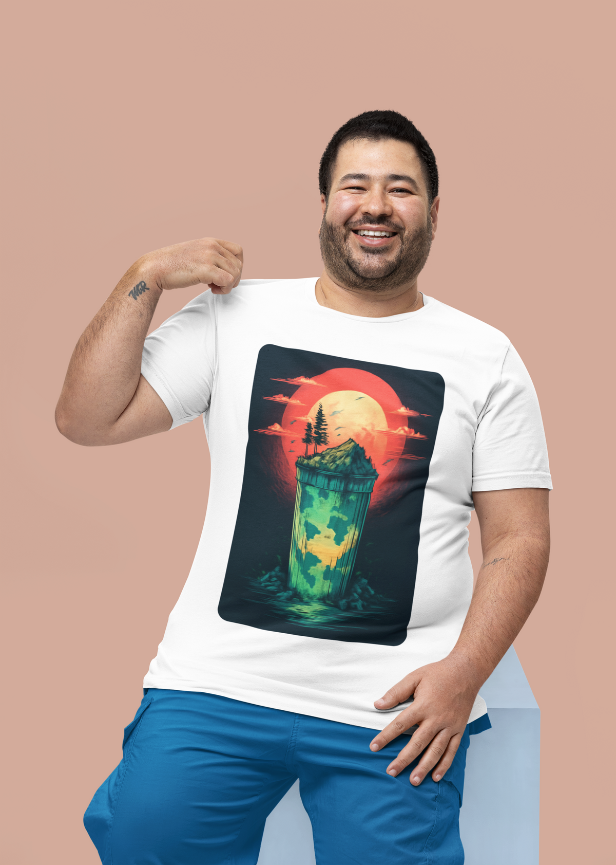 The Last Haven - Men's Half Sleeve Round Neck T-Shirt