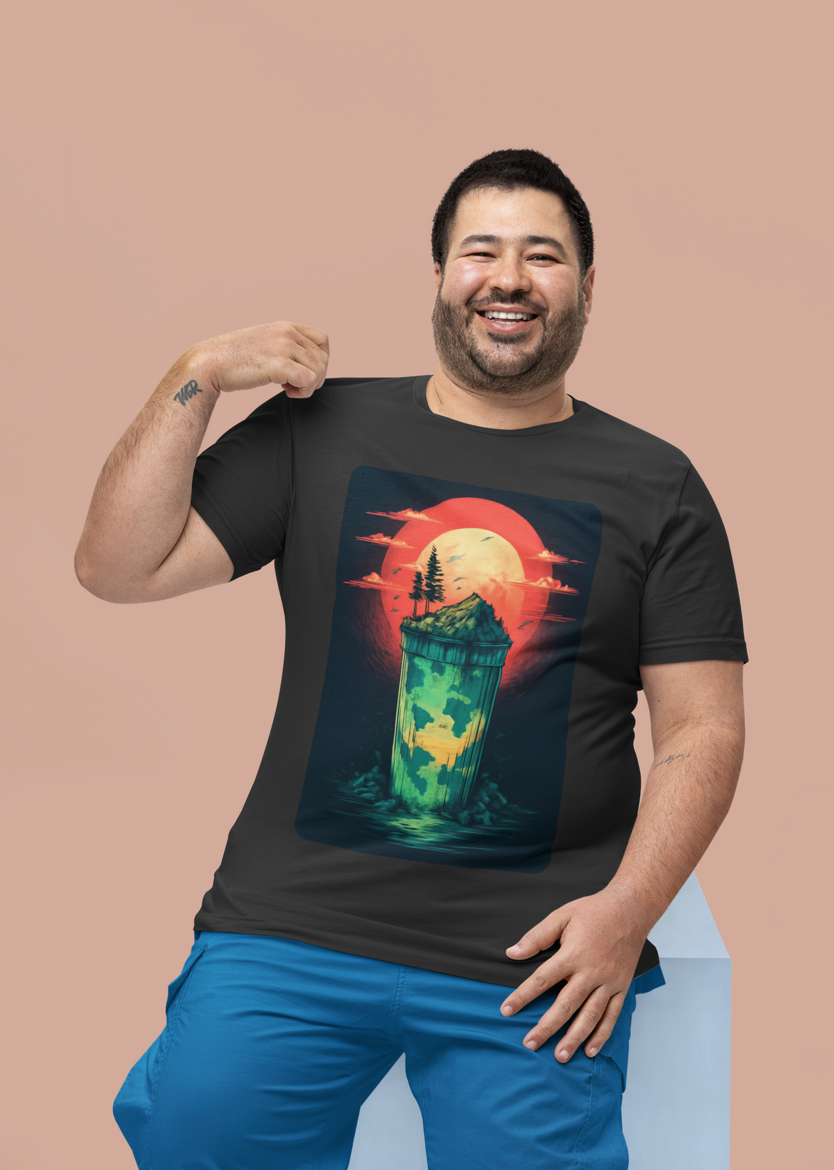 The Last Haven - Men's Half Sleeve Round Neck T-Shirt