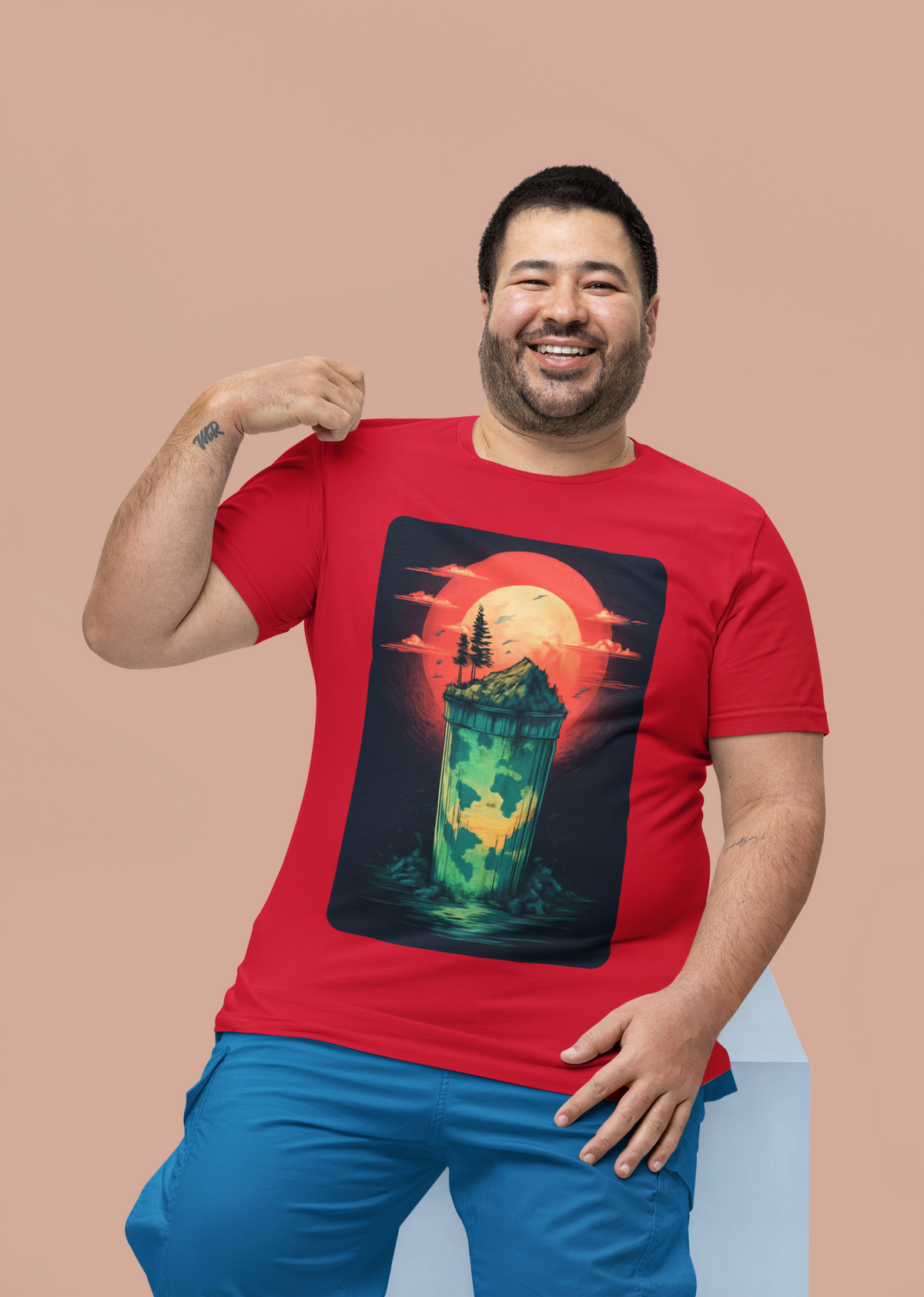 The Last Haven - Men's Half Sleeve Round Neck T-Shirt