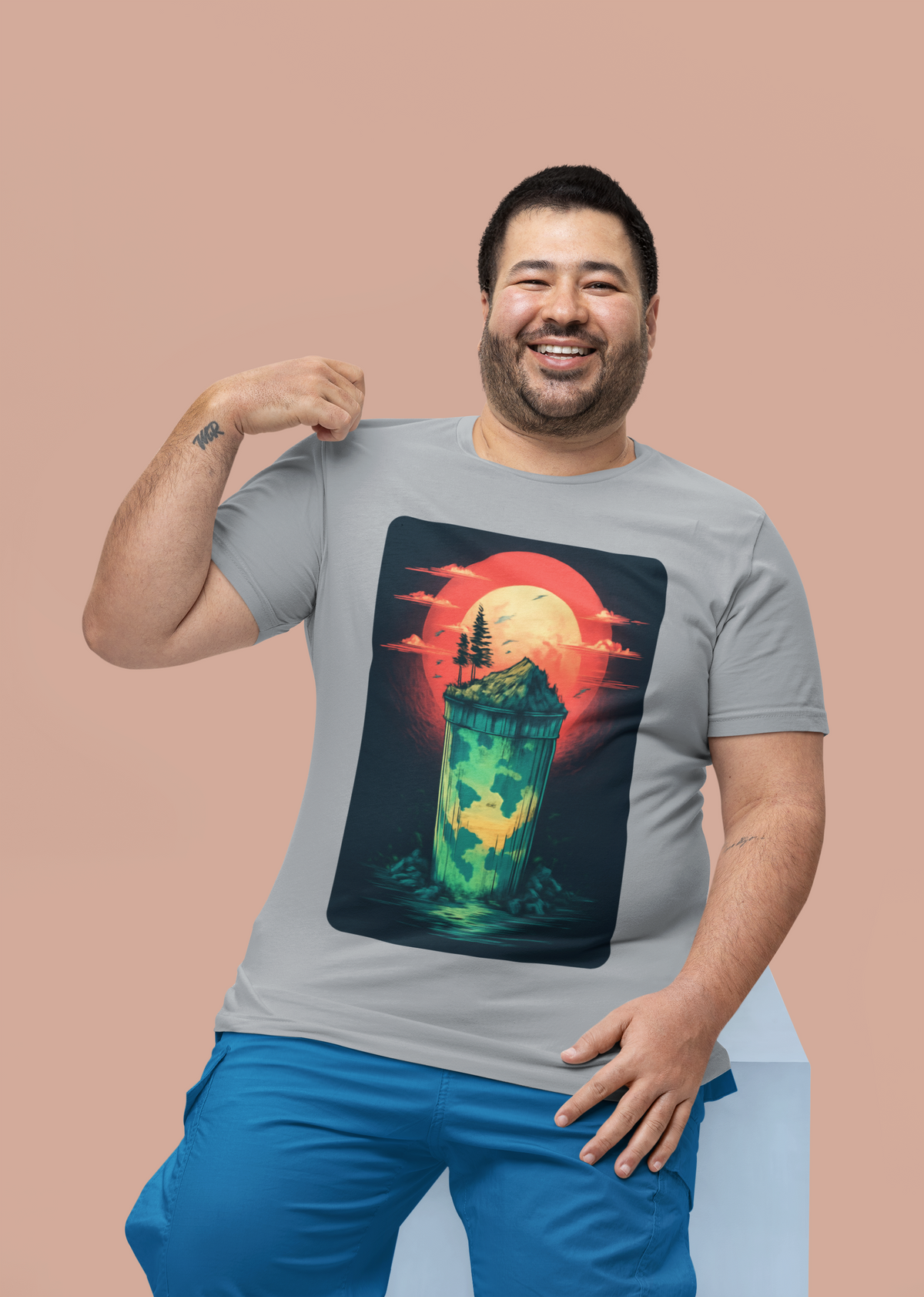 The Last Haven - Men's Half Sleeve Round Neck T-Shirt