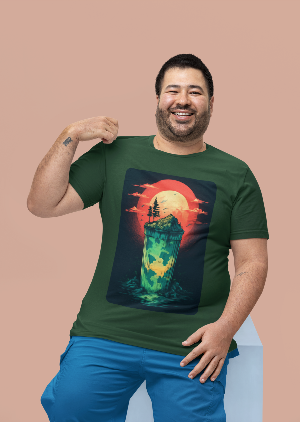 The Last Haven - Men's Half Sleeve Round Neck T-Shirt