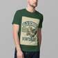 Retro Ride Radio - Men's Half Sleeve Round Neck T-Shirt