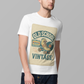 Retro Ride Radio - Men's Half Sleeve Round Neck T-Shirt