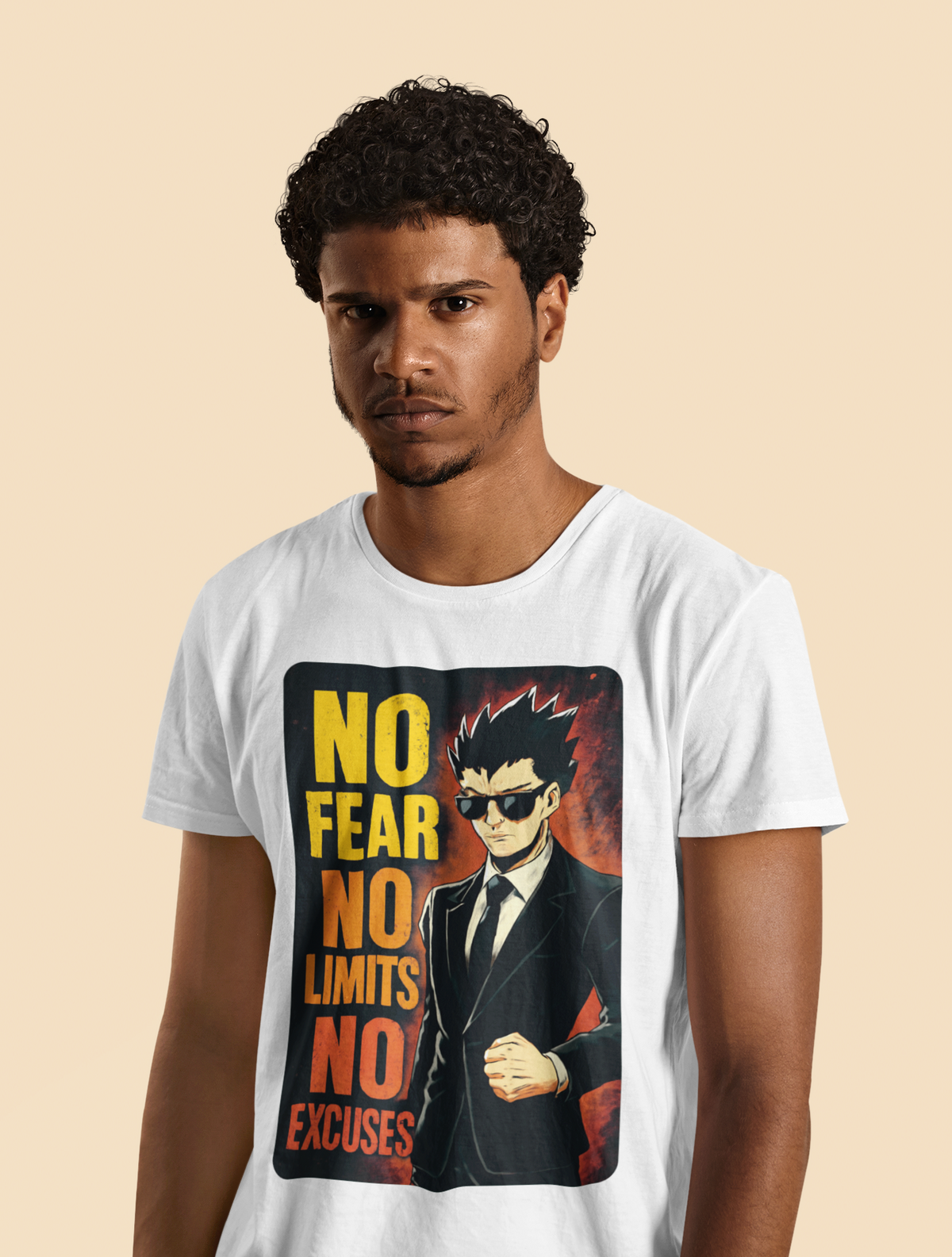 Fearless Mode - Men's Half Sleeve Round Neck T-Shirt