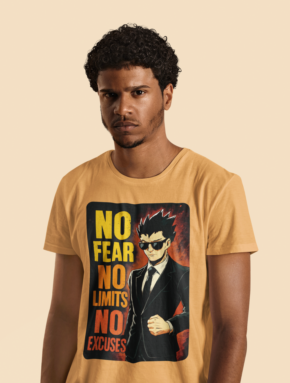 Fearless Mode - Men's Half Sleeve Round Neck T-Shirt
