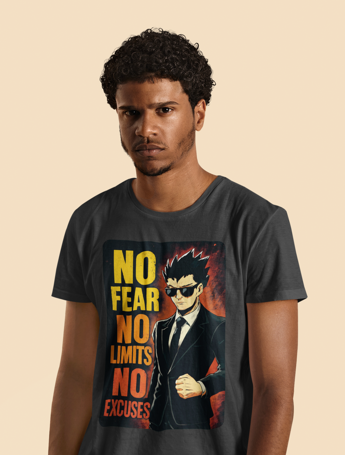 Fearless Mode - Men's Half Sleeve Round Neck T-Shirt