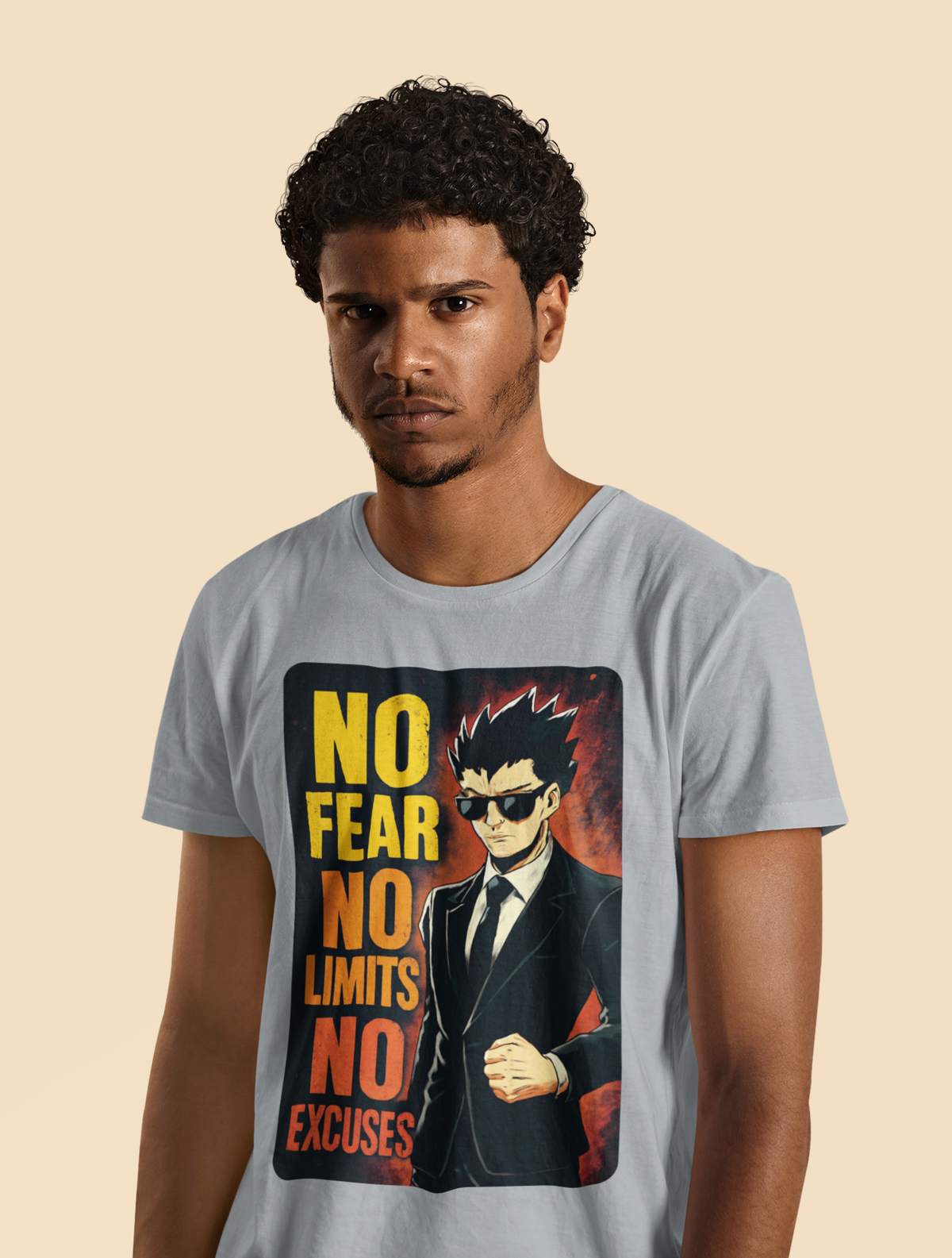 Fearless Mode - Men's Half Sleeve Round Neck T-Shirt