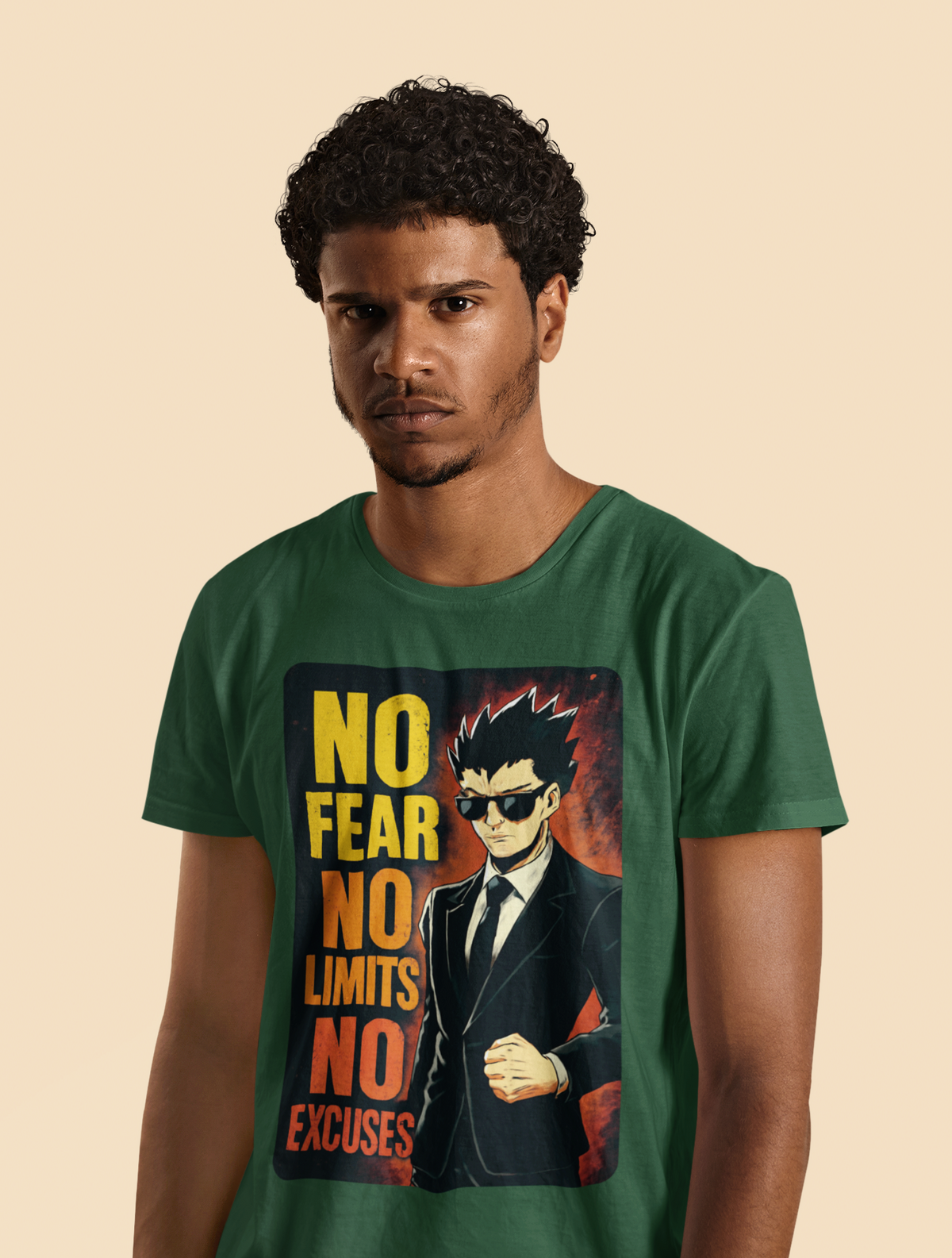 Fearless Mode - Men's Half Sleeve Round Neck T-Shirt
