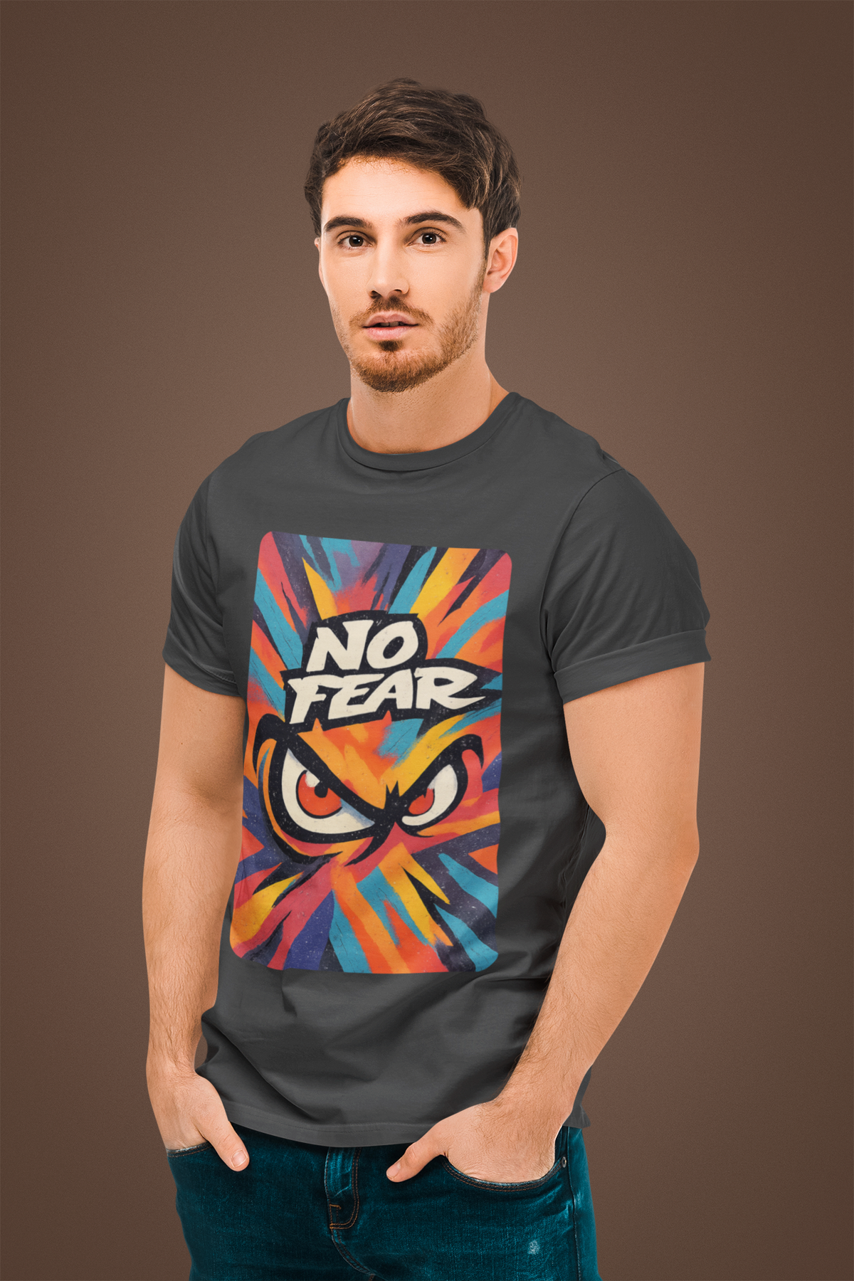 No Fear - Men's Half Sleeve Round Neck T-Shirt
