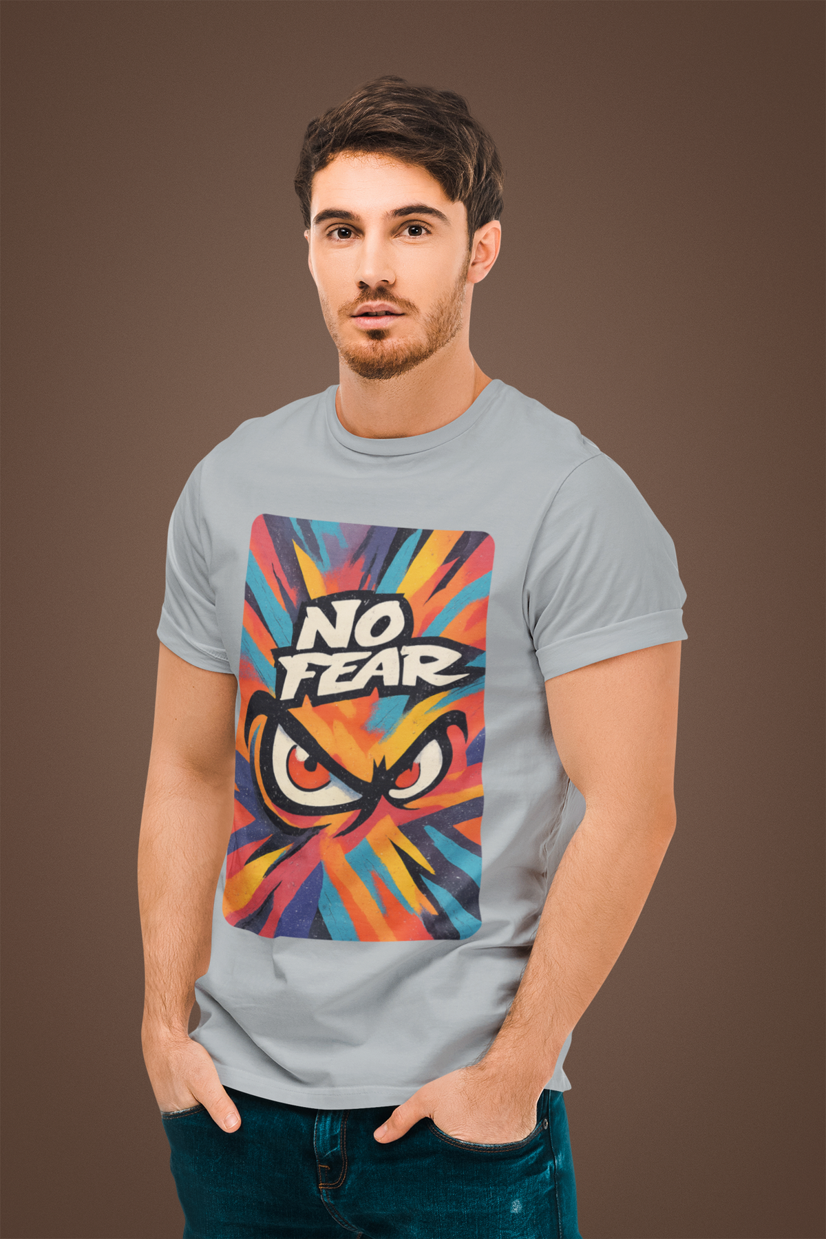 No Fear - Men's Half Sleeve Round Neck T-Shirt