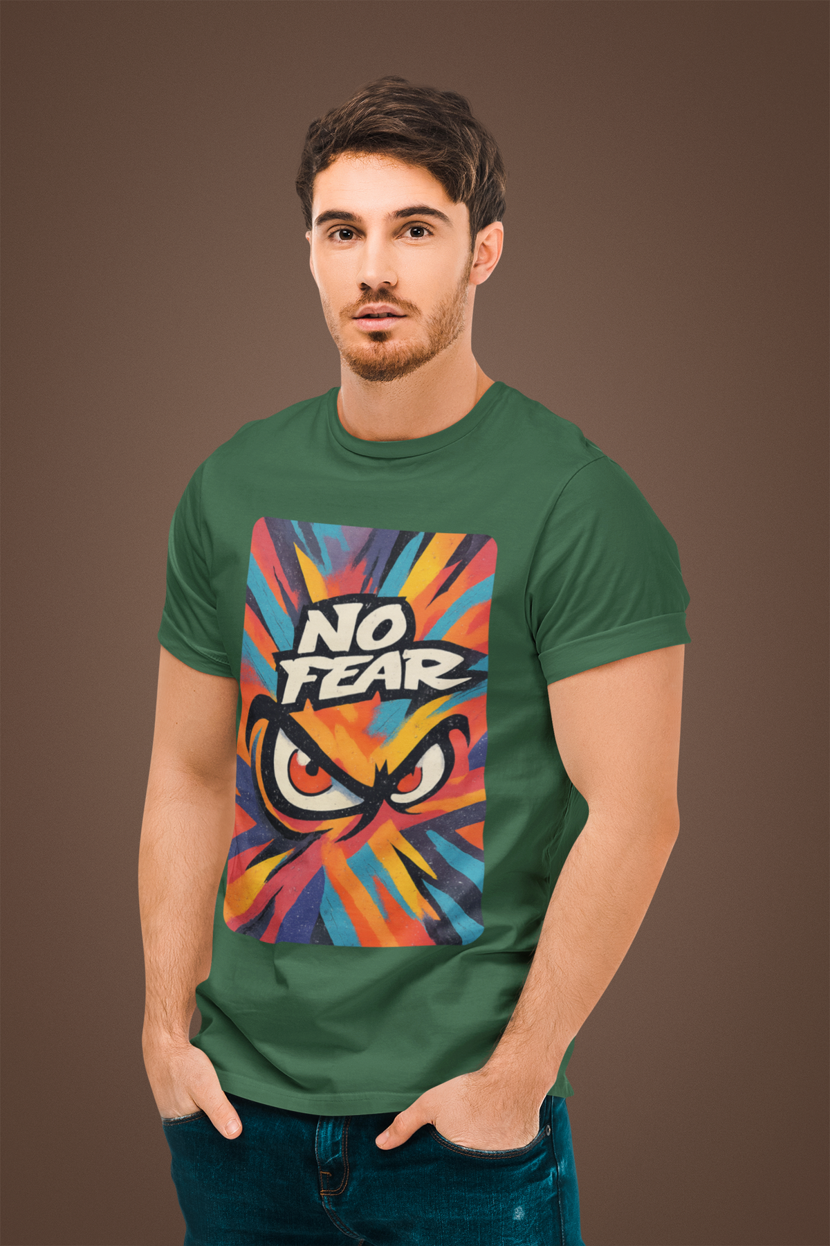 No Fear - Men's Half Sleeve Round Neck T-Shirt